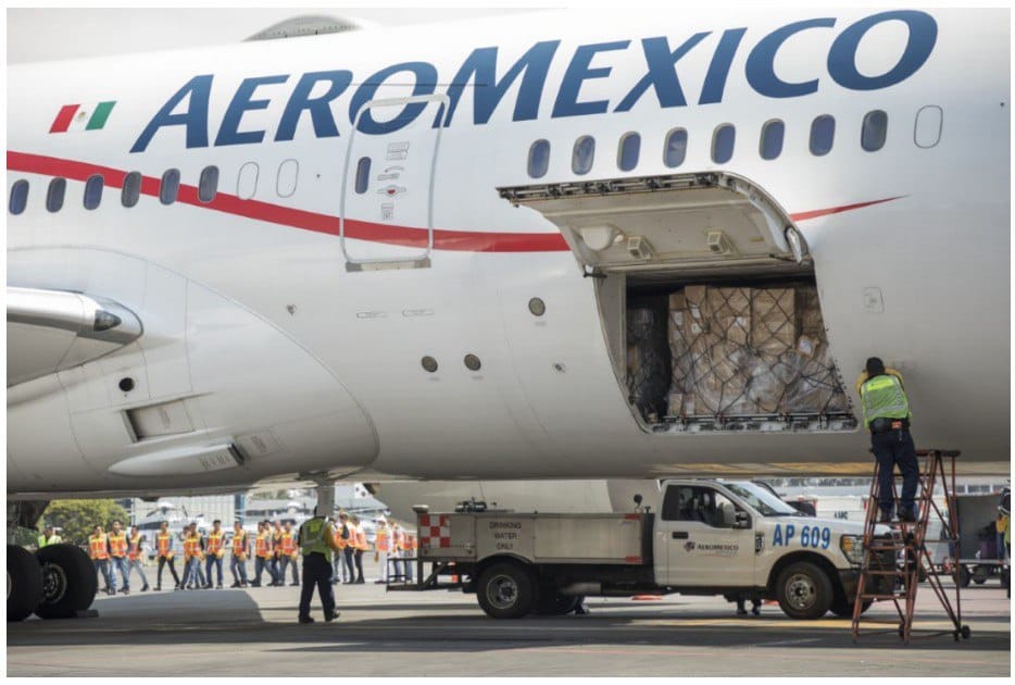 ESTRENA AEROMÉXICO CARGO SERVICIO DE ENTREGA  DE PAQUETERÍA A DOMICILIO