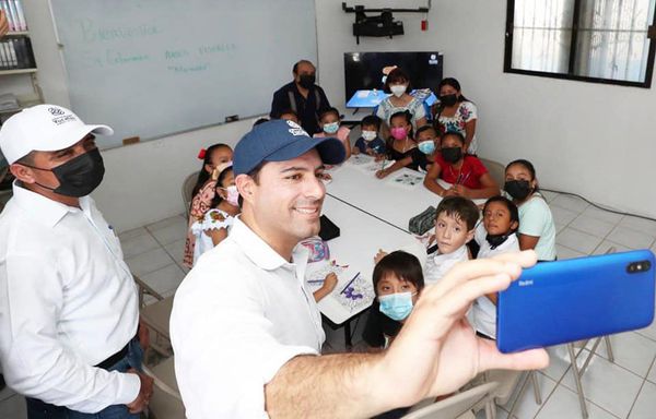 El Gobernador Mauricio Vila realiza gira por el municipio de Mayapan.