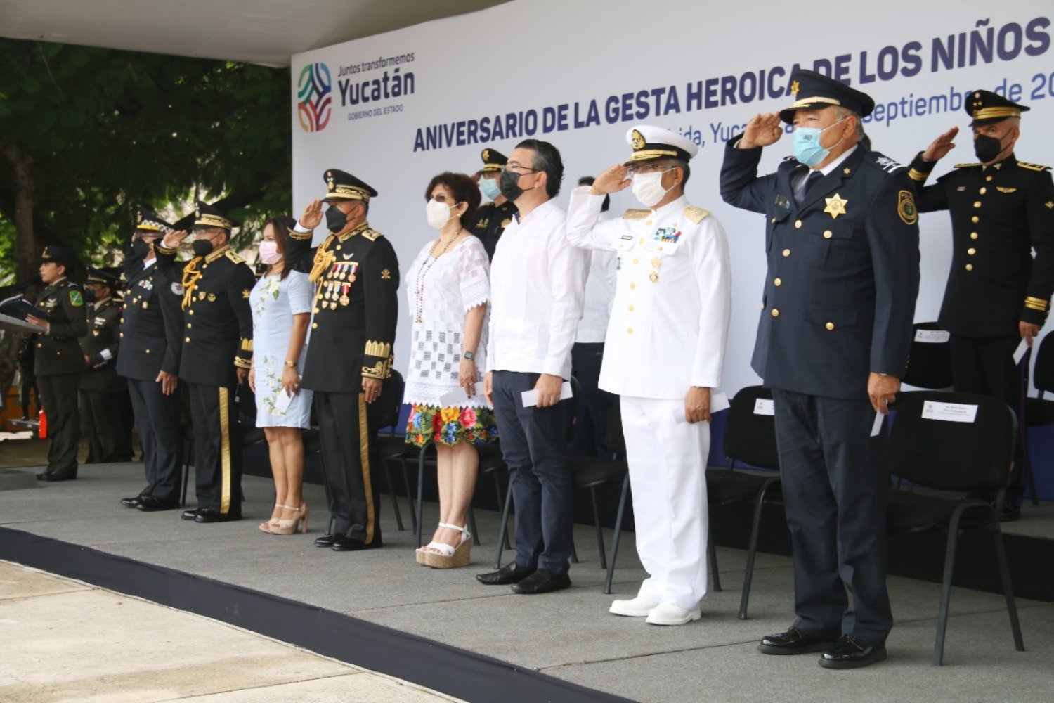 Yucatán honra a los Niños Héroes y su valiente legado.