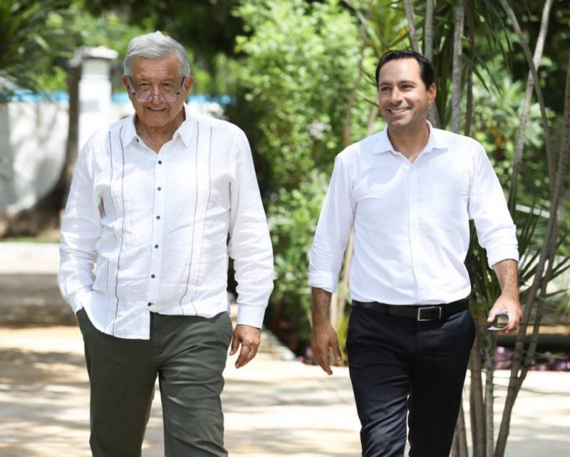 Trabajo de la mano entre el Gobernador Mauricio Vila Dosal y el Presidente Andrés Manuel López Obrador para impulsar proyectos que transformen Yucatán.