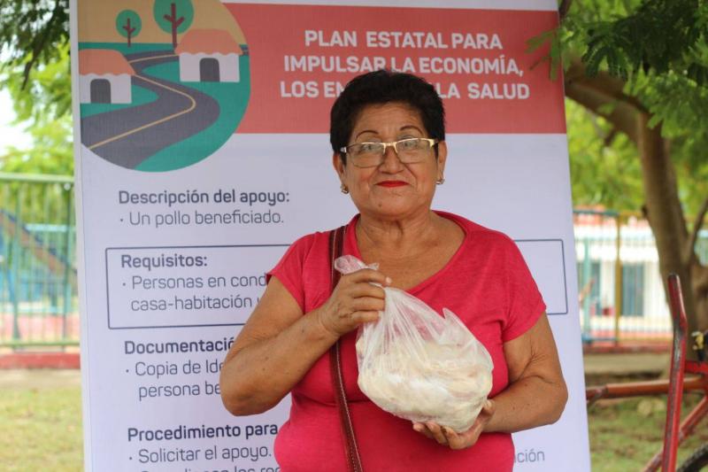 El Gobierno del Estado continúa apoyando la alimentación y calidad de vida de familias vulnerables.