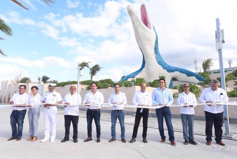 Inaugura el Gobernador Mauricio Vila Dosal nuevo atractivo turístico en Progreso, el Museo del Meteorito.