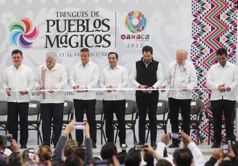 Inaugura el Gobernador Mauricio Vila Dosal Tianguis de Pueblos Mágicos 2022, con los colores y atractivos de Izamal, Valladolid, Maní y Sisal