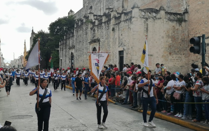 Revolución Mexicana reunió a cientos en el Centro Histórico de Mérida