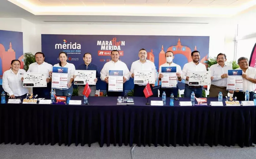 Presentan la edición 2023 del Maratón Internacional de Mérida