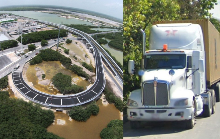 Nuevo puente en progreso Yucatán cruzara toda la ciudad.