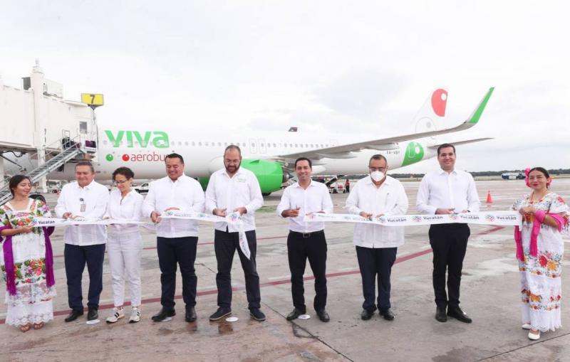 Yucatán registra 3 millones de pasajeros del aeropuerto de Mérida, cifra histórica en la entidad.