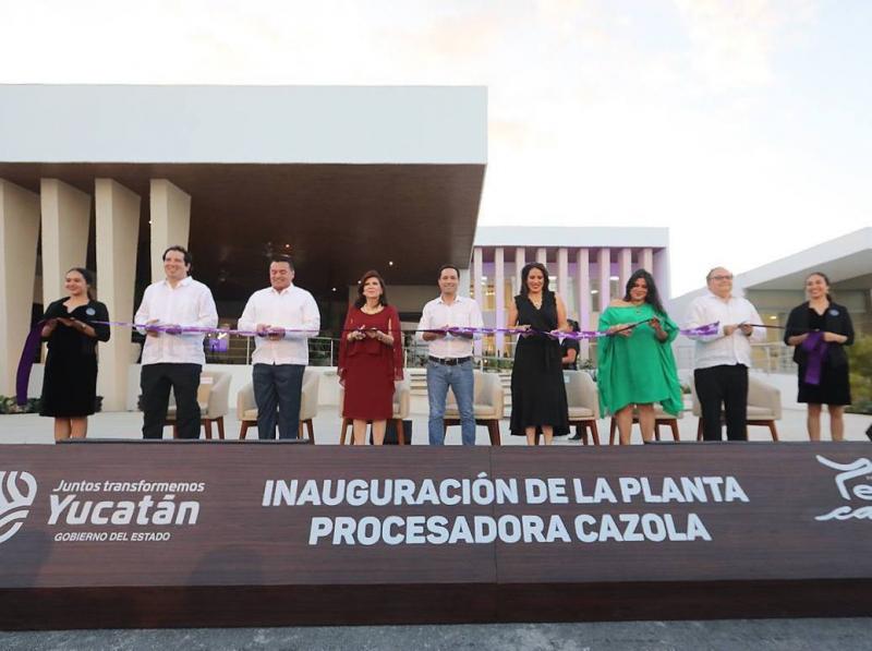 Empresa Yucateca inaugura su planta procesadora.