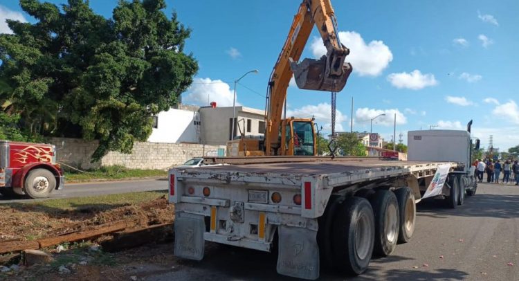 A buen ritmo, trabajos de construccion de Ietram en el oriente de la capital yucateca.