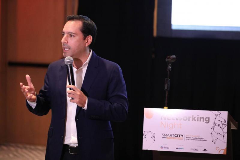 Anuncia Mauricio Vila, que Yucatan sera sede la smart city expo LATAM congress.