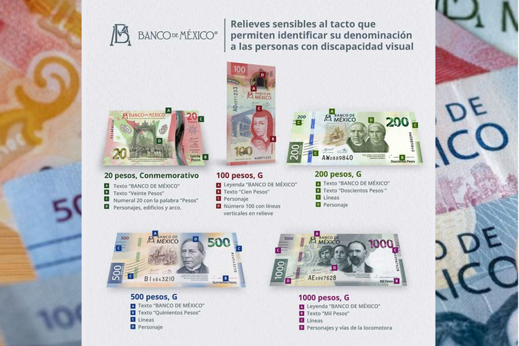 Conoce los billetes que saldrán de circulación en 2024 según Banxico