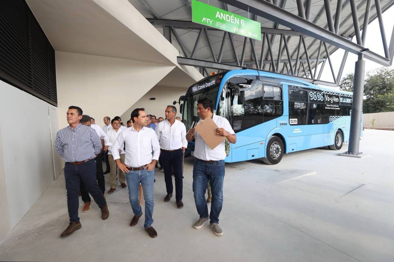 La movilidad se sigue transformando en Yucatán con los nuevos Centros de Transferencia Multimodal Canek y de La Plancha