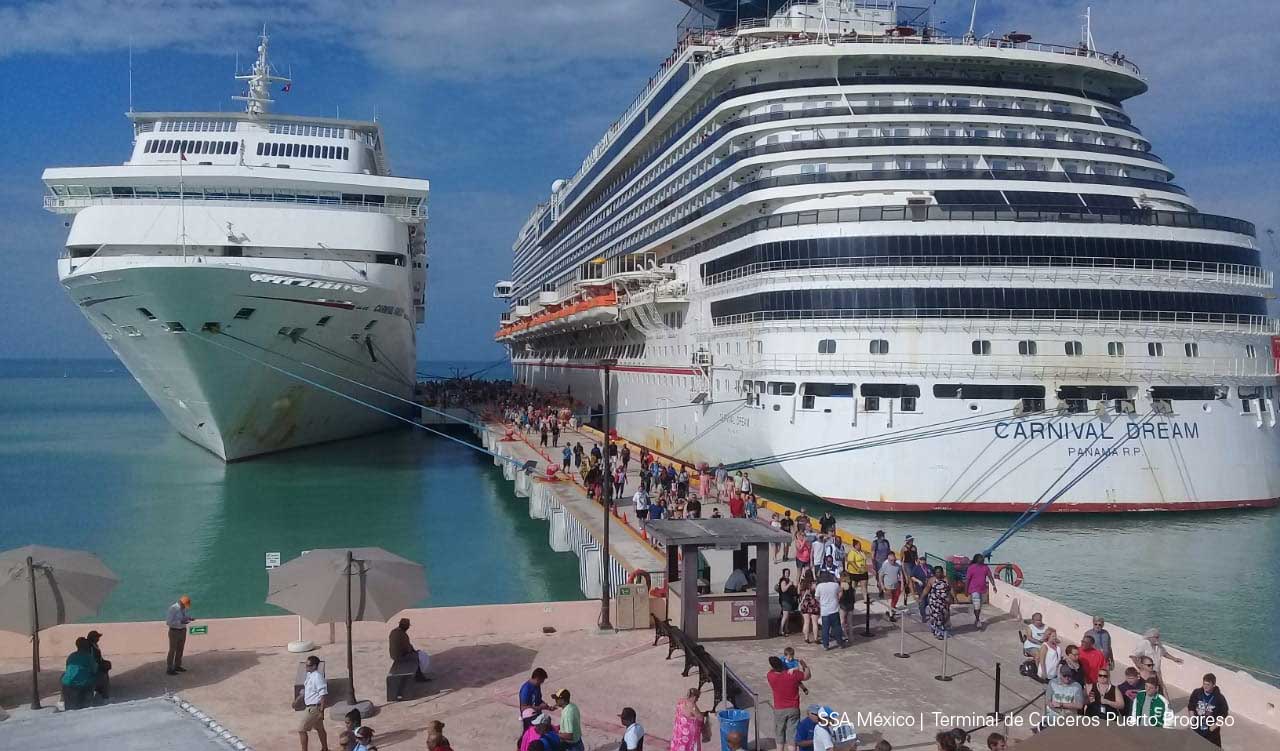 Se espera la llegada de varios cruceros a Progreso en esta temporada de vacaciones.