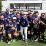 Cecilia Patrón festeja a los papás con torneo amistoso de fútbol.
