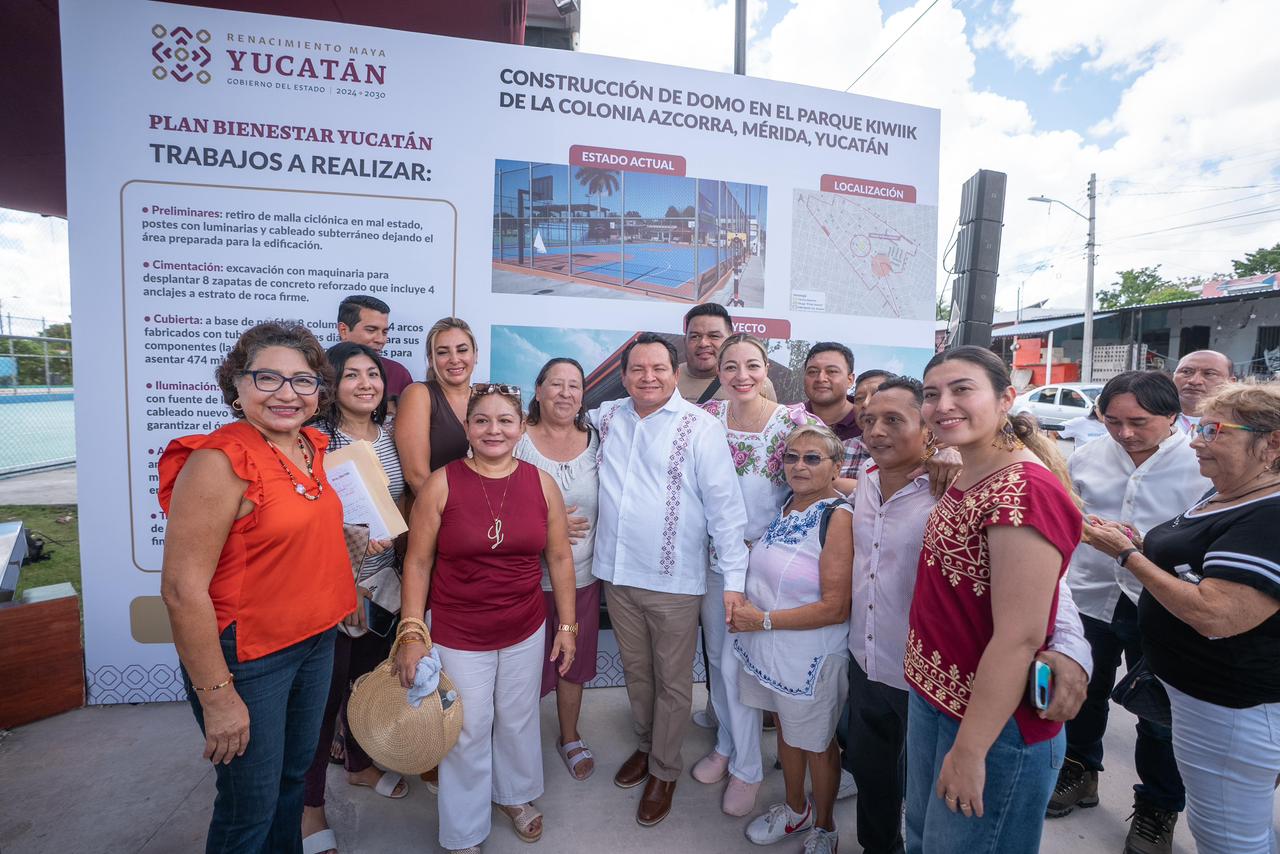 Renacimiento Maya impulsa rehabilitación del parque K’íiwik para fortalecer deporte y convivencia en Mérida