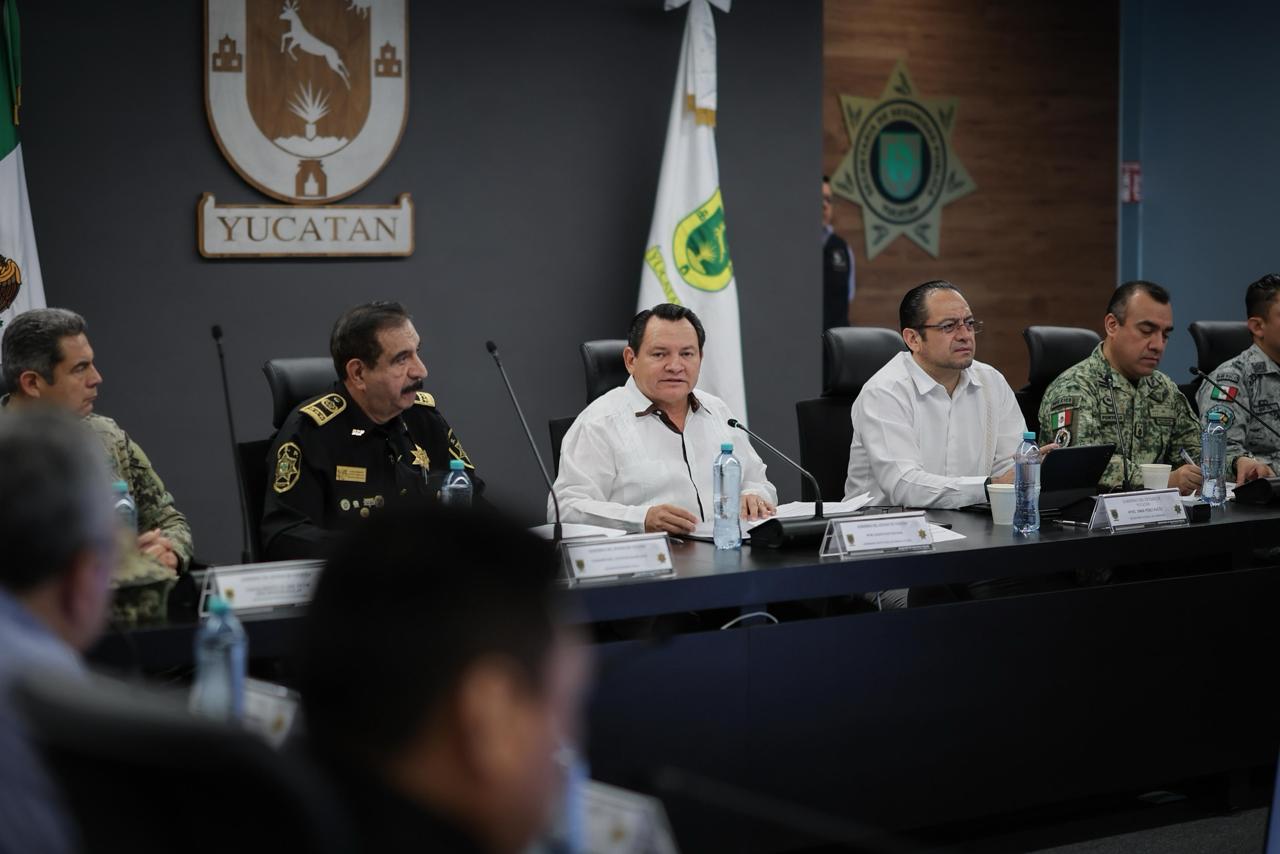 Fortalecen Coordinación Interinstitucional Para Preservar La Paz Y La Seguridad En Yucatán