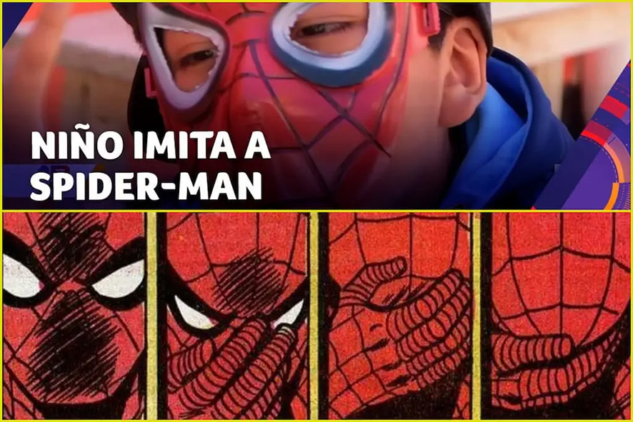 Se deja picar por araña para convertirse en Spider-Man