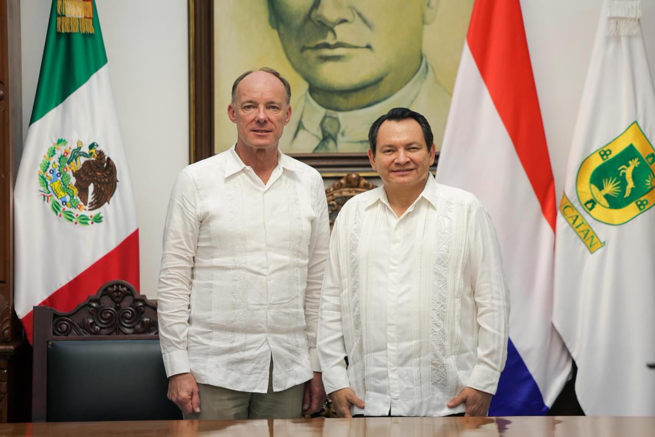 Yucatán fortalece cooperación con los países bajos en agua, energía e infraestructura