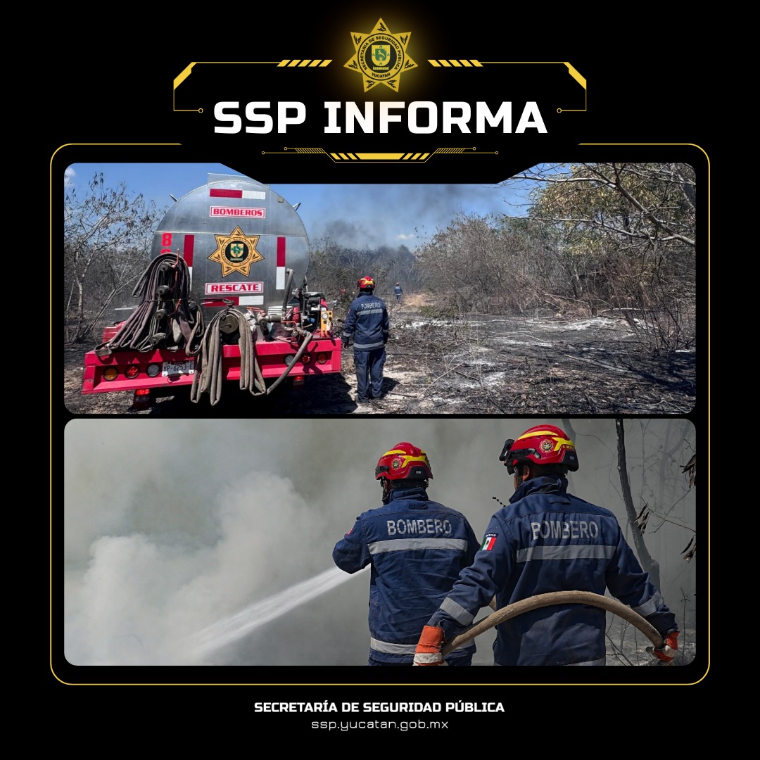 Incendio en terreno baldío de Susulá Incendio en terreno baldío de Susulá