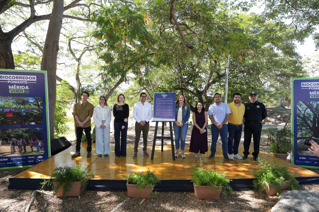 Arranca el primer bio-corredor verde de Mérida para bajar el calor y proteger la biodiversidad