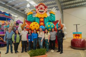 Cecilia Patrón supervisa ciudad carnaval para una fiesta inclusiva y segura en Mérida