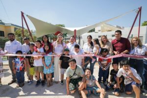 Gobierno del renacimiento maya entrega domo y rehabilita cancha en fovissste Morelos