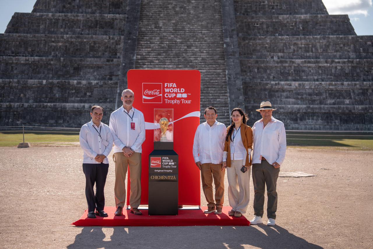 Yucatán recibe el Trofeo de la Copa Mundial de Fútbol FIFA 2026