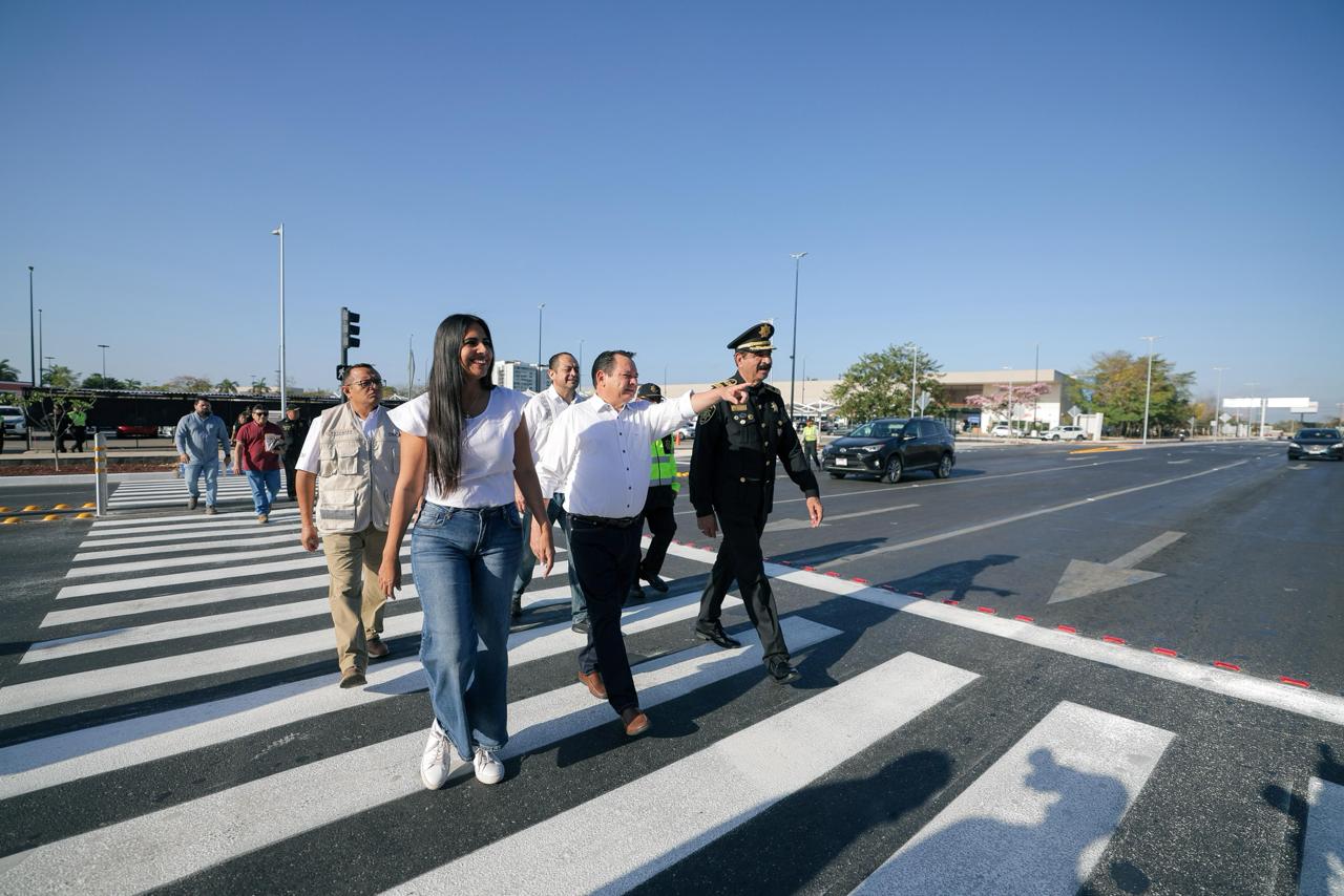 Gobernador Joaquín Díaz Mena entrega obras de modernización vial en City Center