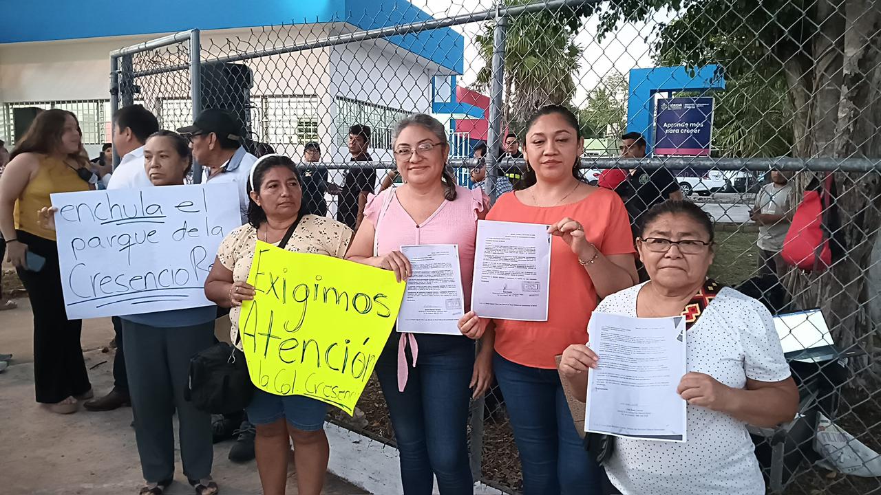 Reclaman abandono de parque en el sur de Mérida Reclaman abandono de parque en el sur de Mérida