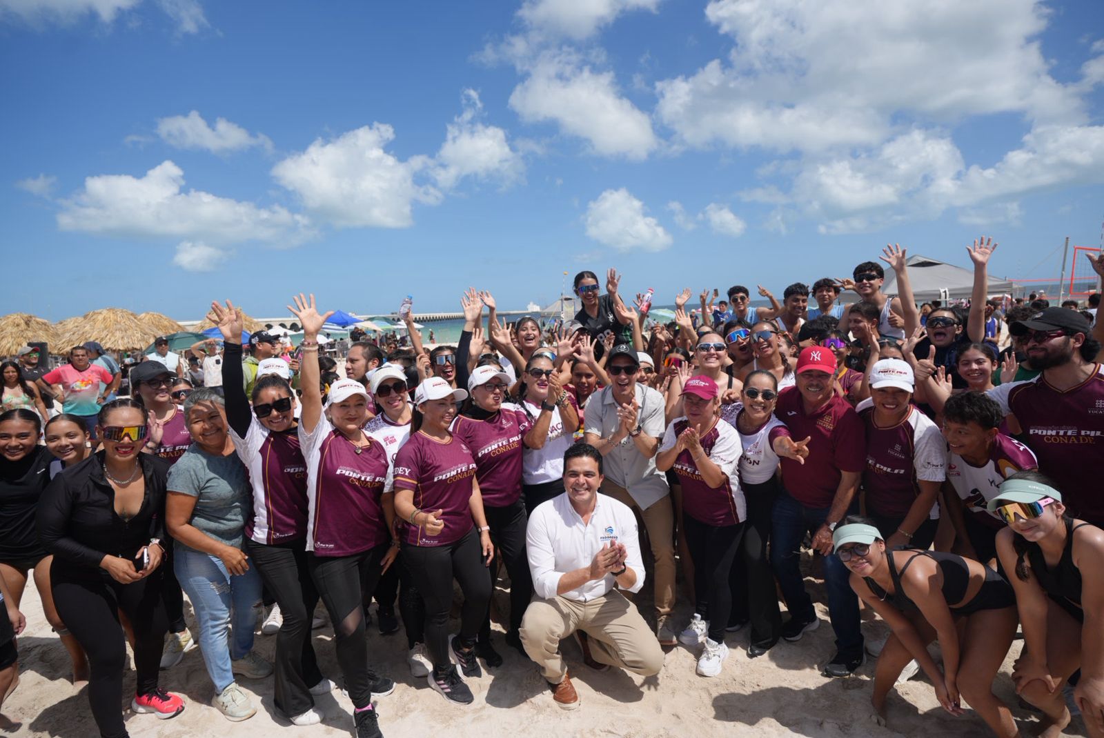 Inaugura Rommel torneo juvenil de voleibol de playa Inaugura Rommel torneo juvenil de voleibol de playa
