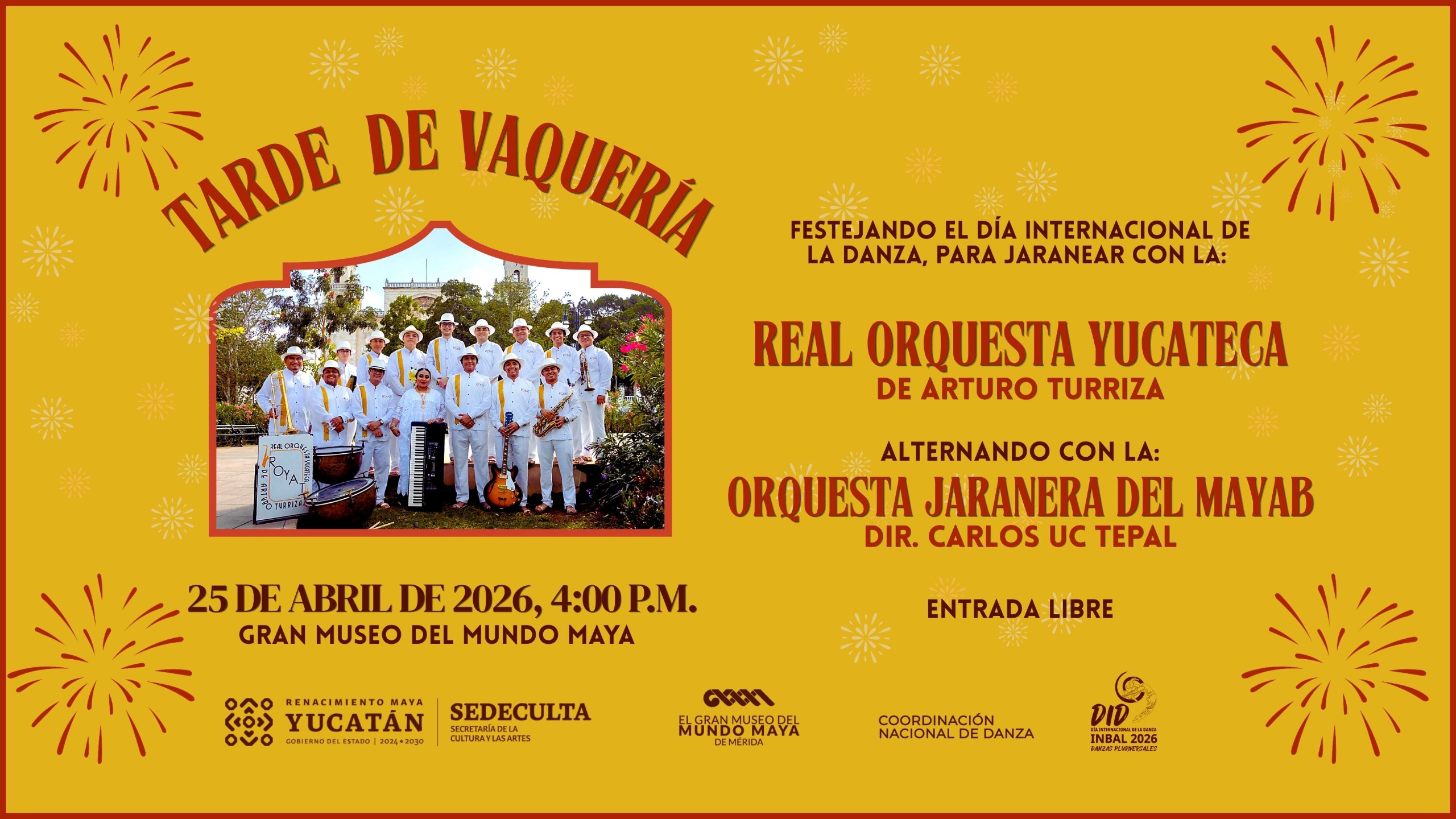 Invitan a vivir una Tarde de Vaquería en el Gran Museo del Mundo Maya