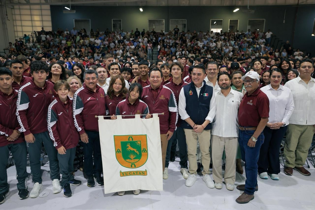 Abanderan a delegación yucateca rumbo a la Olimpiada Nacional Conade 2026 Abanderan a delegación yucateca rumbo a la Olimpiada Nacional Conade 2026