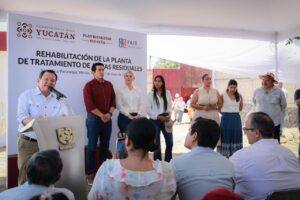 Rehabilitan sistema de agua potable en Muxupip tras más de 30 años