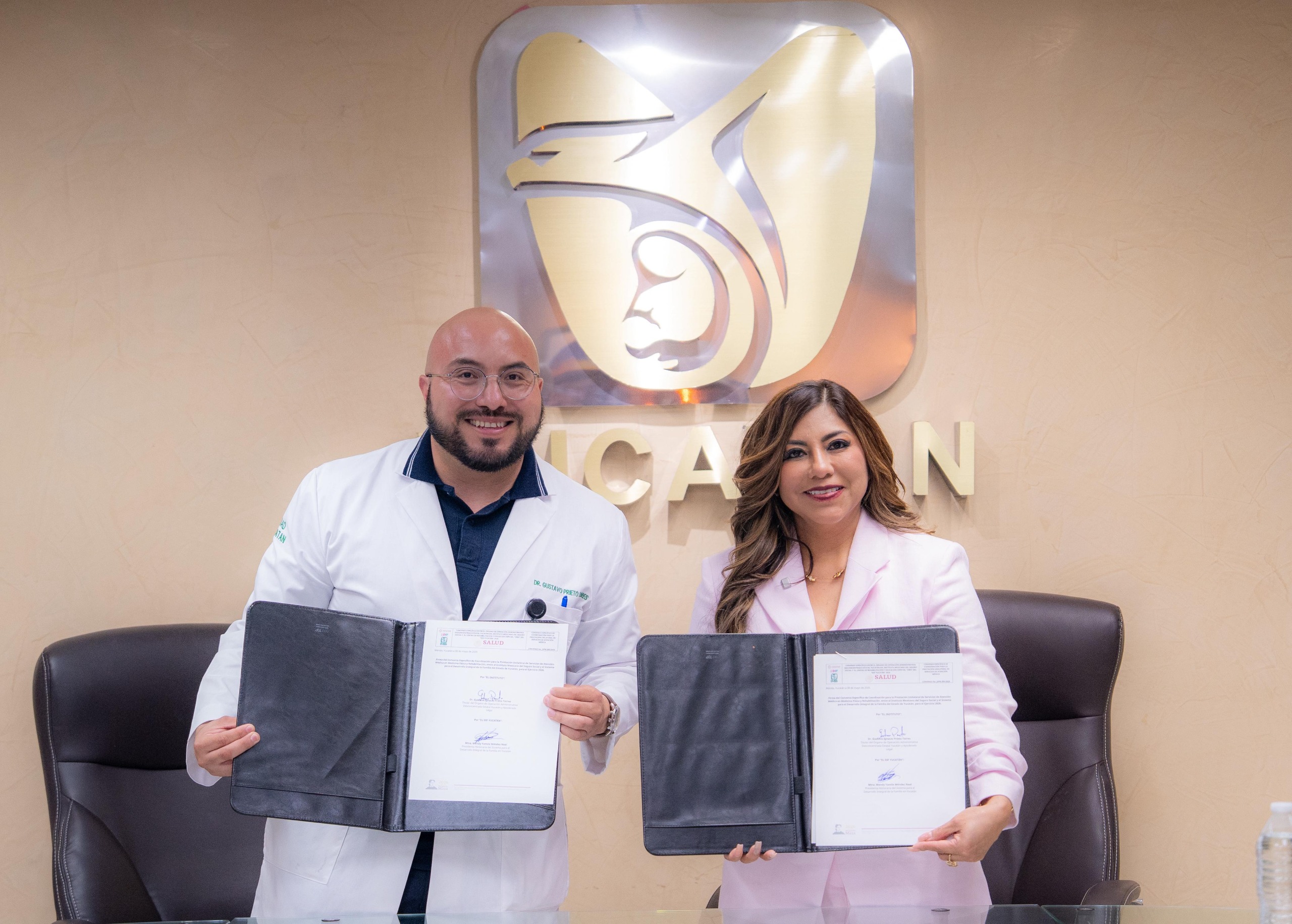 DIF Yucatán e IMSS fortalecen atención en rehabilitación y medicina física para las familias yucatecas