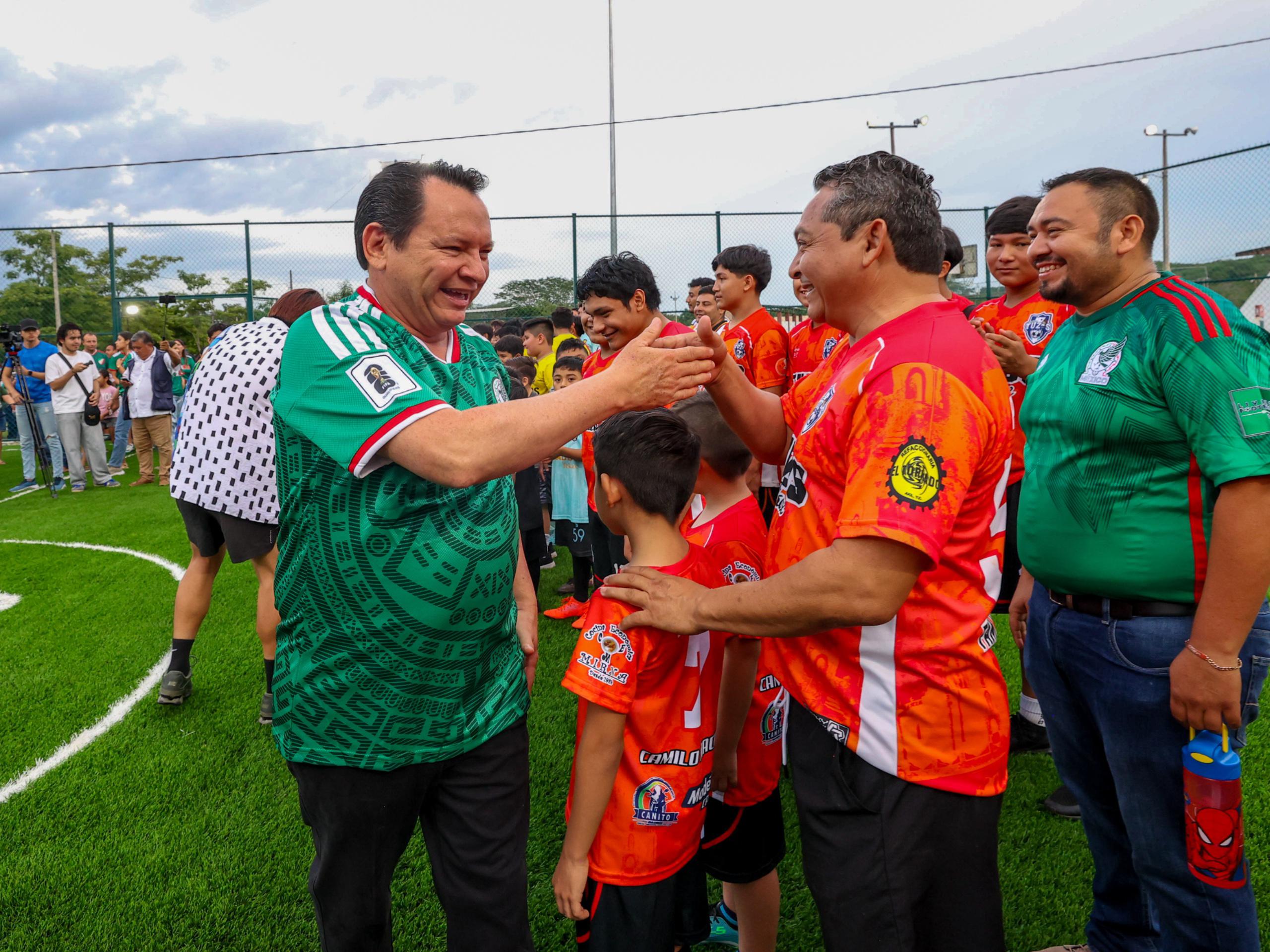 Renacimiento Maya llega al sur de Yucatán con espacios deportivos que fortalecen a las comunidades Renacimiento Maya llega al sur de Yucatán con espacios deportivos que fortalecen a las comunidades