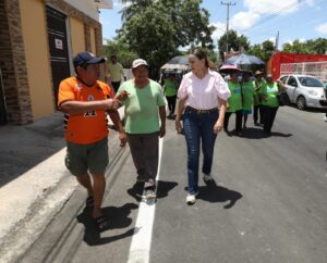 Entrega Cecilia Patrón calles repavimentadas y con señalética nueva; “Desde la vía pública cuidamos del patrimonio y garantizamos el tránsito seguro de la gente’”