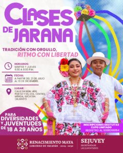 Sejuvey impartirá clases gratuitas de jarana a juventudes y diversidades