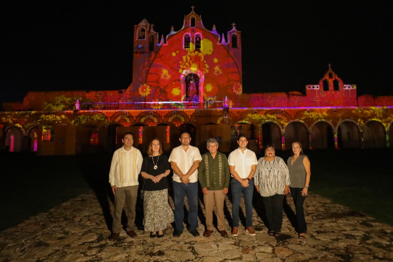 Reactivan el videomapping “Senderos de Luz” en Izamal