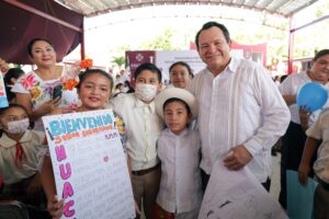 Renacimiento Maya invierte siete millones de pesos en infraestructura educativa digna en Sucilá  